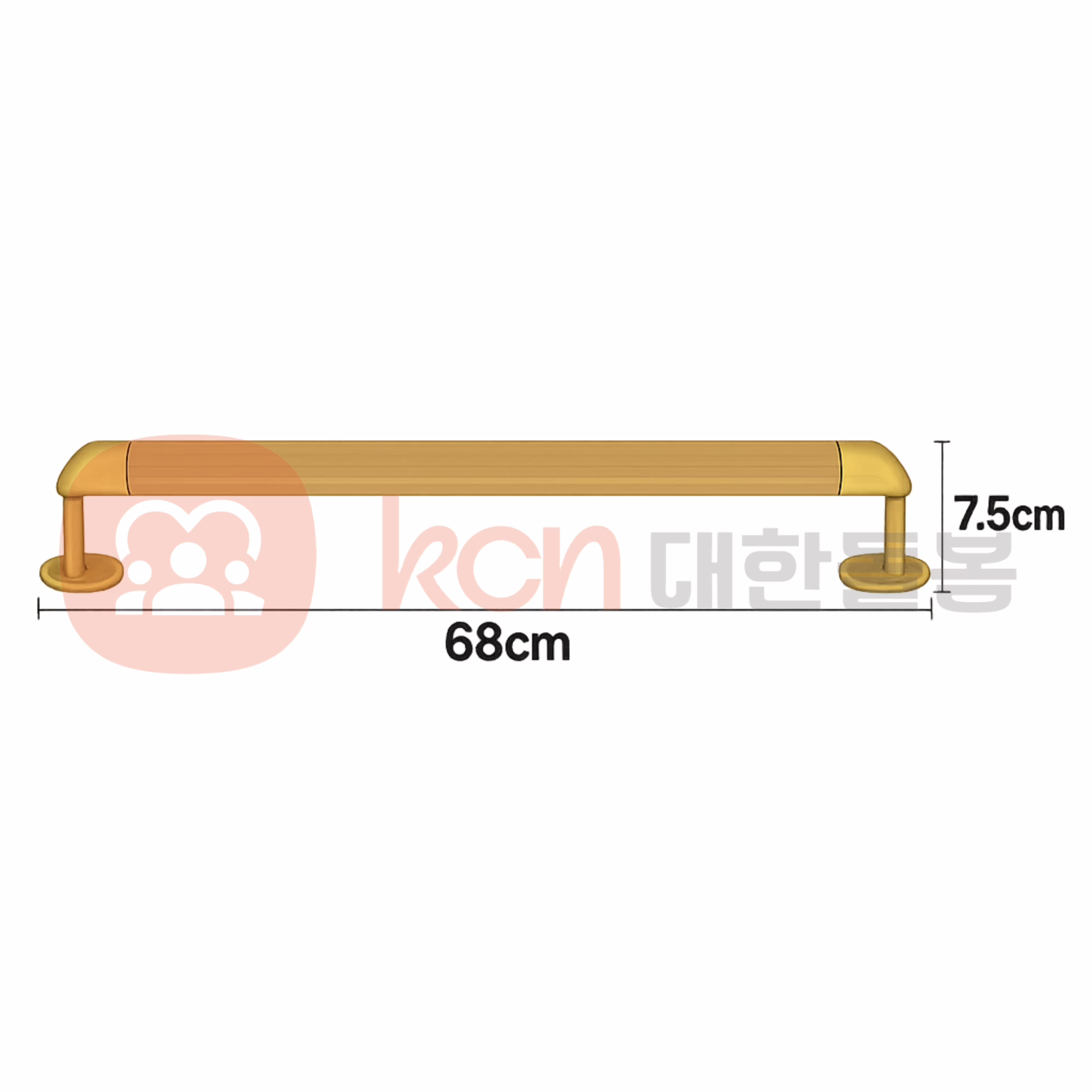 ASH-108P 손잡이 – 벽부착형 실내용 안전 손잡이 1 길이 68cm의 손잡이