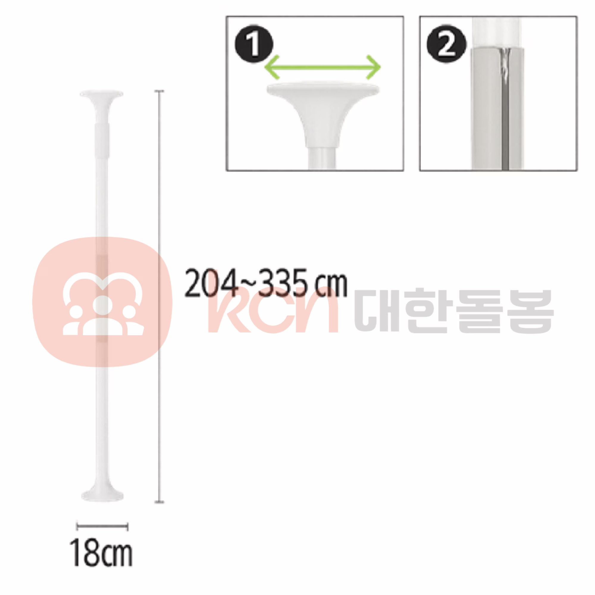 ASH-211 기둥형 안전손잡이 – 실내용 높이 조절 가능 안전 지지대 1 ASH-211 기둥형 안전손잡이 – 실내용 높이 조절 가능 안전 지지대