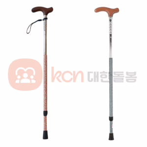 해올 LS-20F 복지용 지팡이 – LED 기능과 고급 원목 손잡이의 경량 보행 보조기기