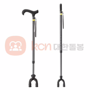 복지용 남성 지팡이 백건 01 – 고급 카본 소재와 PU 손잡이로 견고하고 편안한 보행 지원