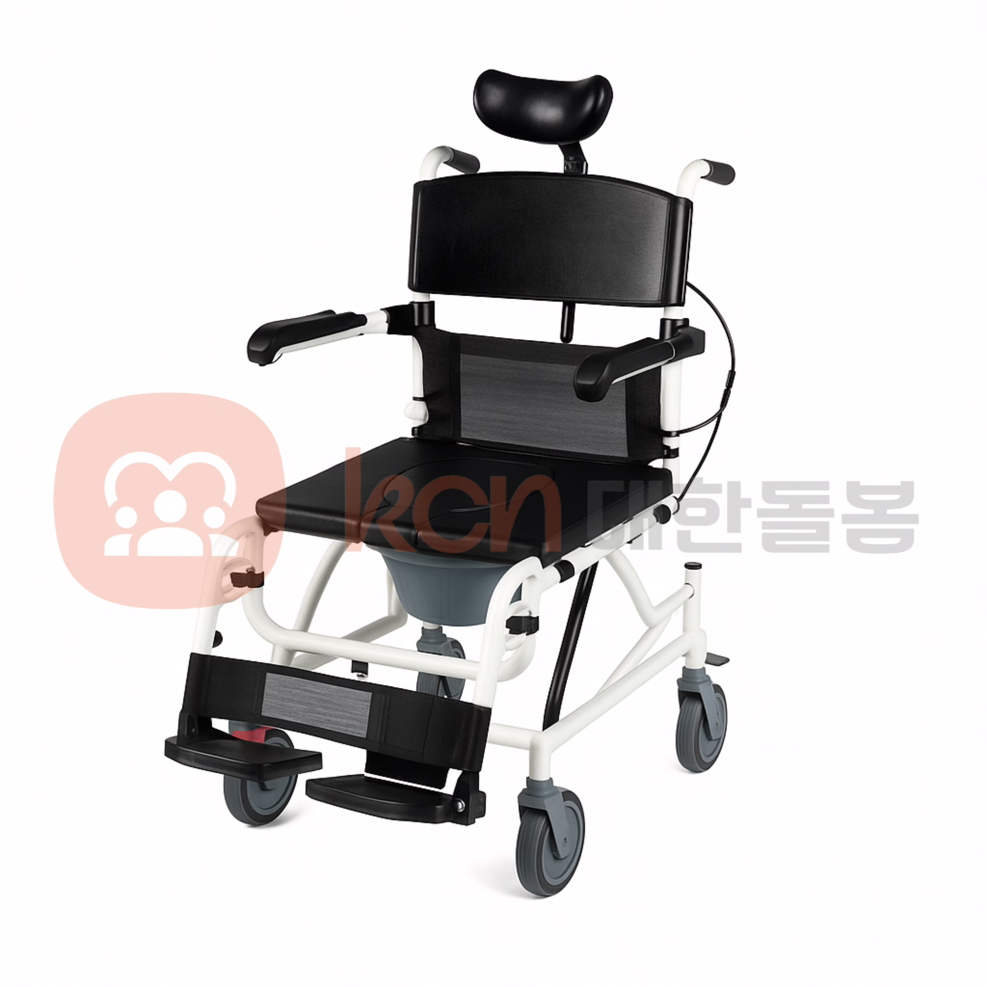 KCS-811 라운피더 이동변기 겸용 목욕의자 – 편안한 시트와 다양한 조절 기능 탑재