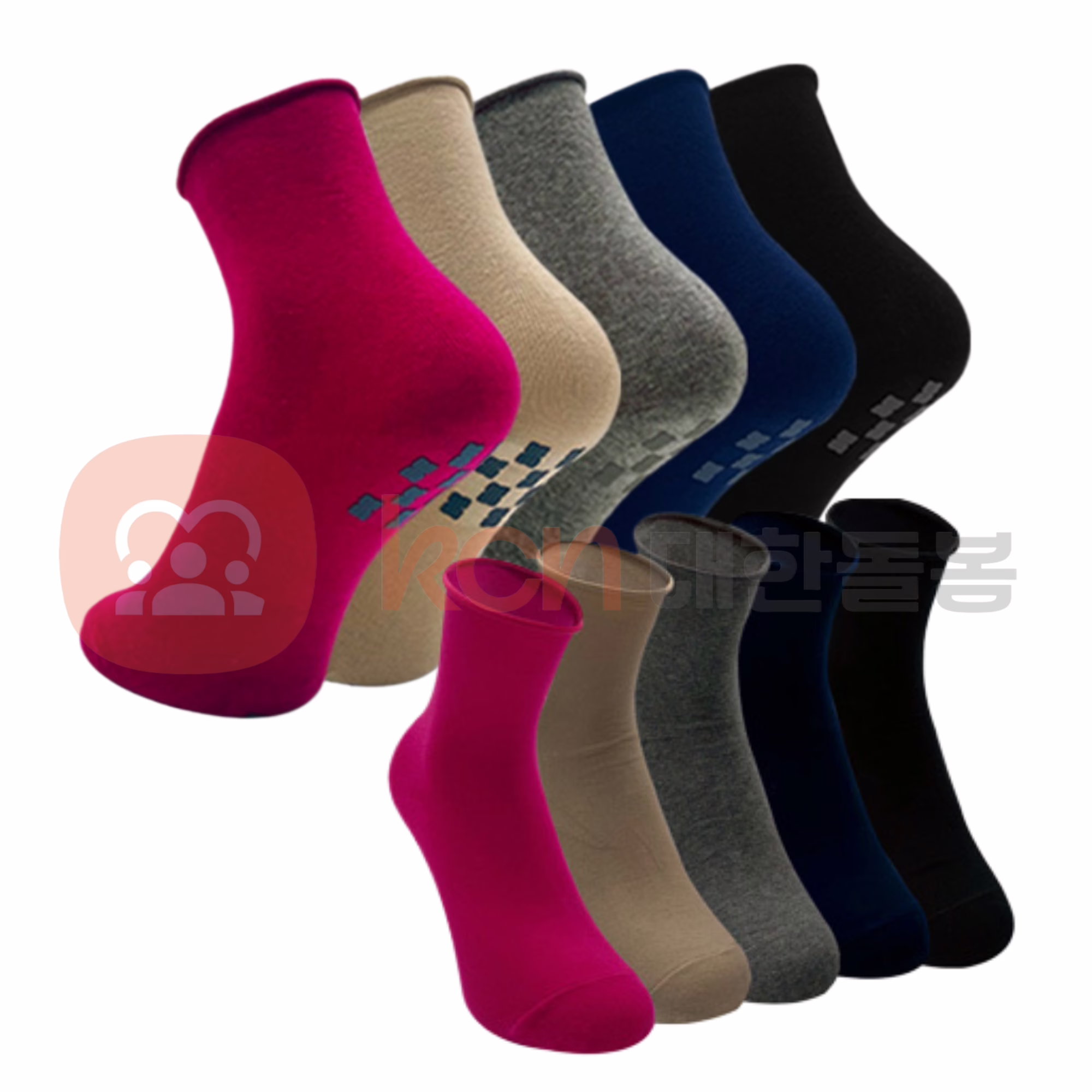 위풋 논슬립 돌뜸이 양면 양말 – 족저 자극과 낙상 예방을 동시에 실현하는 복지용 기능성 양말 1 위풋 논슬립 돌뜸이 양면 양말 – 족저 자극과 낙상 예방을 동시에 실현하는 복지용 기능성 양말